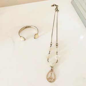 LUCKY BRAND PEACE SIGN JEWELRY SET